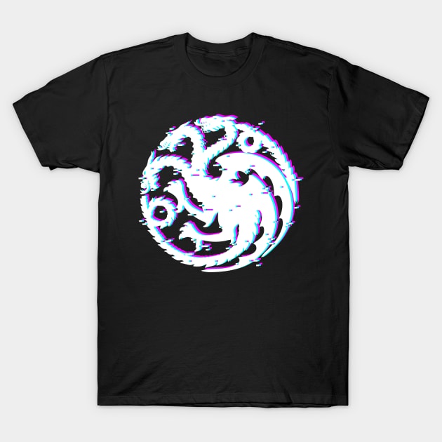 dragon glitch T-Shirt by spoilerinc